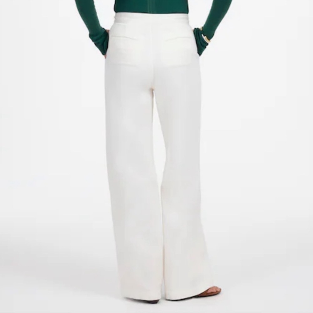 Madewell The Harlow Wide Leg Trouser Jean Size 29 Cream High Rise Relaxed Fit CL - Picture 13 of 14